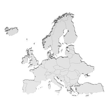 Europe map