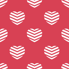 Seamless pattern with heart. vector background. Holiday texture. pattern for Happy Valentine's Day 