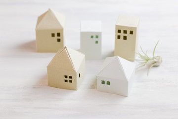 立ち並ぶ住宅・密集する住宅イメージ。街。