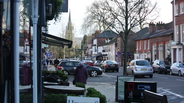 High street in England (Marlow)