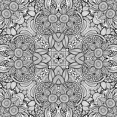 Abstract vector ethnic sketchy background