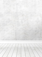 Modern bright interior . 3D rendering