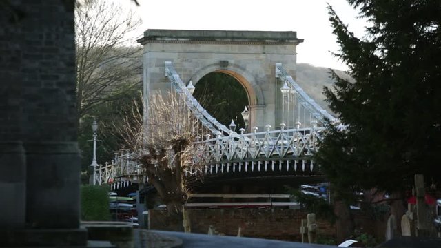 Suspension bridge in England: Marlow Bridge