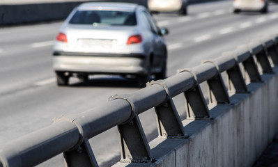 Obraz premium Road safety fence