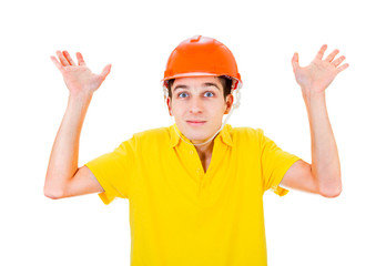 Young Man in Hard Hat