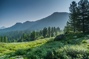 mountain range Chamar-Daban, Siberia