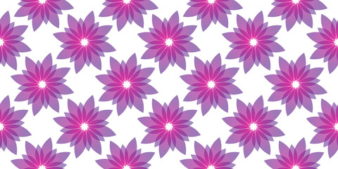 violet flowers seamless