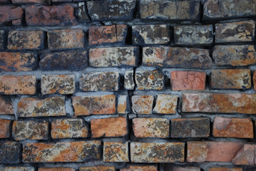 Texture old brick wall