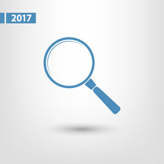 Search  icon, vector illustration. Flat design style