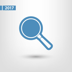Search  icon, vector illustration. Flat design style