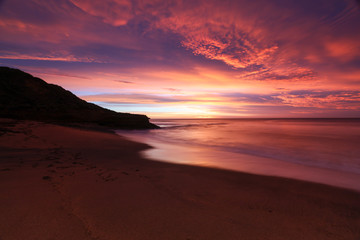 Fototapeta na wymiar Bells Beach at Sunrise