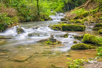 River Trevillet running through St Nectan's Glen.