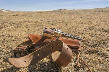 Arma de fuego en la colina