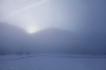 Winterlandschaft im Gailtal, Kaernten