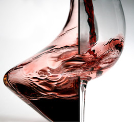 Weingenuss - Weinglass und Dekanter