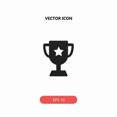 winner cup vector icon