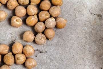 Macro shot of soybeans