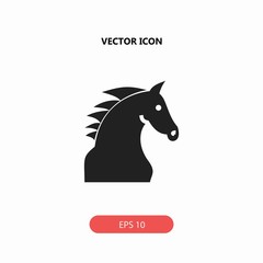 horse head vector icon