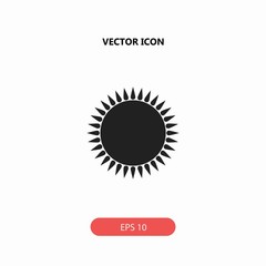 sun vector icon