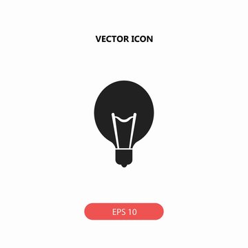 lightbulb vector icon