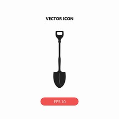shovel vector icon