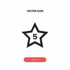 Obraz premium star vector icon