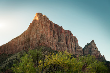 Fototapeta na wymiar Rocks of the Zion National Park, USA