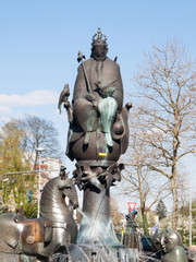 Fototapeta na wymiar Kaiserbrunnen of Friedrich Barbarossa