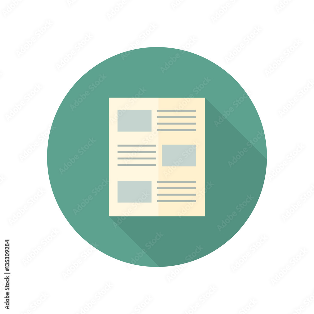 Poster strategic management document web button isolated