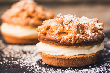 Bienenstich Muffin Kuchen