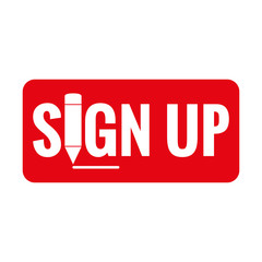 sign up button icon