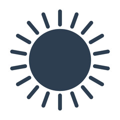 Sun vector icon