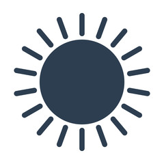 Sun vector icon