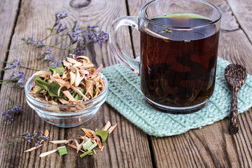 Pandan tea with lemongrass
