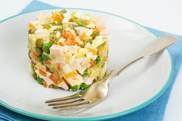 Russian salad Olivier