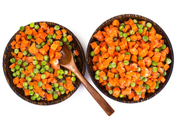 Preservation of vitamins in the frozen vegetables