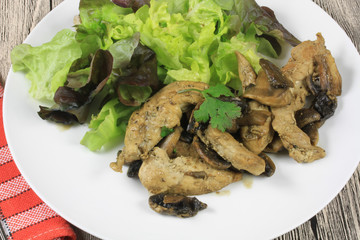 émincé de volaille