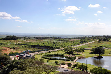 Fototapeta na wymiar View from Protea hotel Umhlanga Ridge, Durban