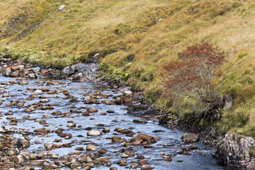 Glen Etive in Scottish Highlands