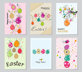 Fototapeta na wymiar Template Easter greeting card, vector illustration