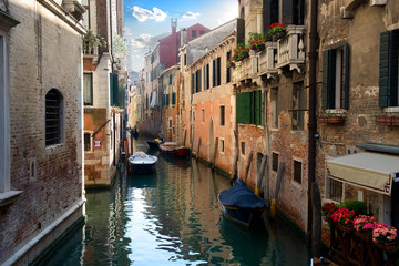 Obraz na płótnie Canvas Day in summer Venice