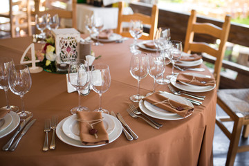 very beautifully decorated hall for wedding celebration