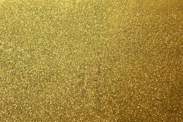 Golden glitter texture.
