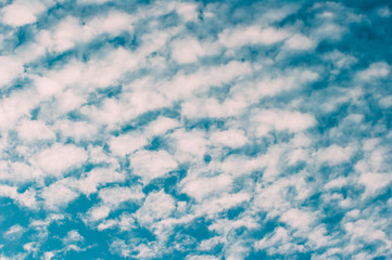 Beautiful cloudscape on a blue sky