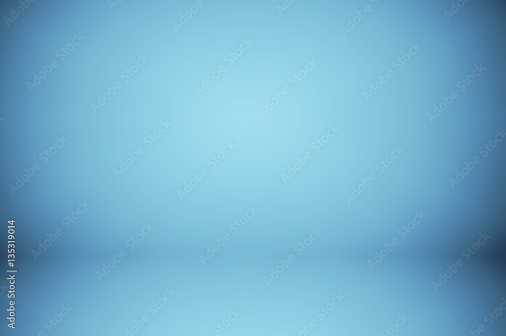 Wall mural blur abstract soft blue background