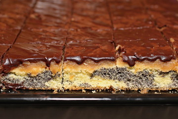 Chocolate cake .  