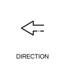 Direction flat icon