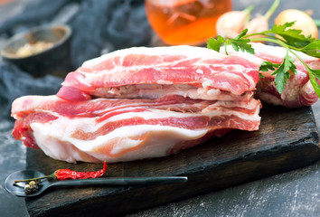 raw meat