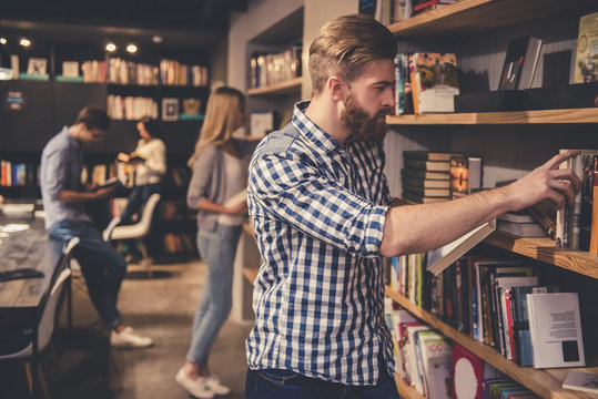 Young People In The Library