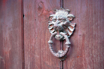 Beautiful old door knocke